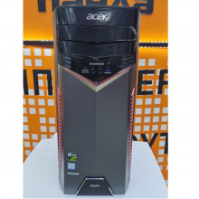 Игровой компьютер Acer Aspire GX-781, Intel Core i3 7100, 3,9 ГГц, DDR4 8 Гб,GTX 1060 3 Гб, 1 Тб HDD, DVD-RW, FreeDOS, черный